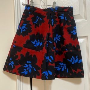JCrew print skirt